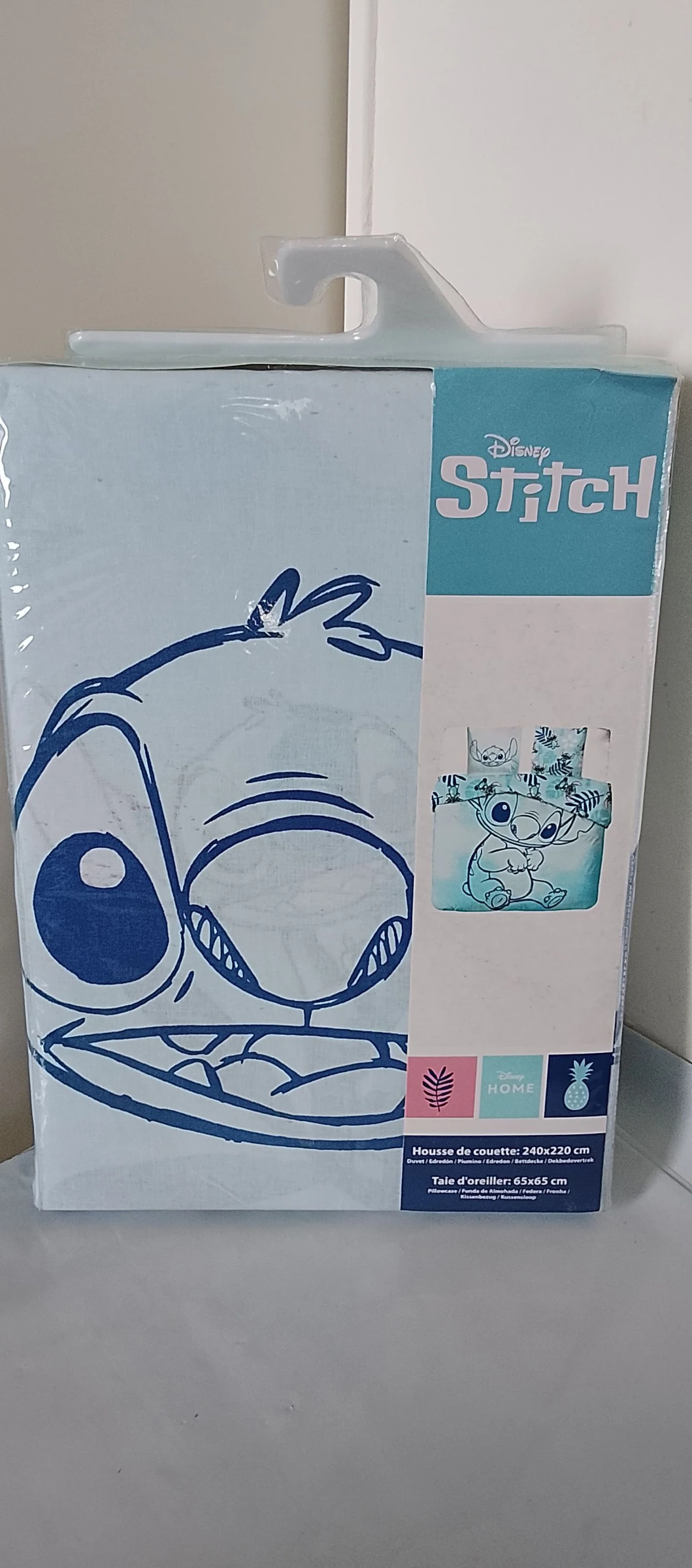 Funda de edredón Stitch 240x220cm almohada 63x63cm 100% Algodón – photo 3